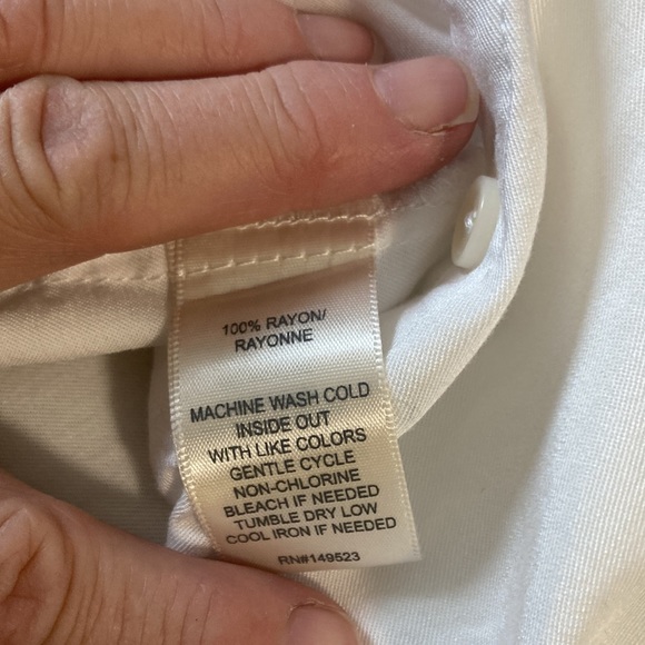 Alexander Jordan white button-down blouse - Picture 4 of 4